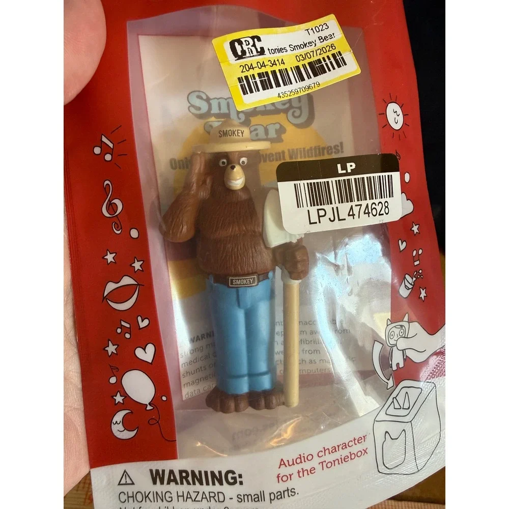 Tonies Smokey Bear Audio Play Character Figure for Toniebox 10001514